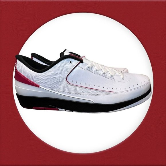 Jordan Other - New Nike Air Jordan 2 Retro Low Chicago 2016 Sz 18 Red White Black OG 832819-101
